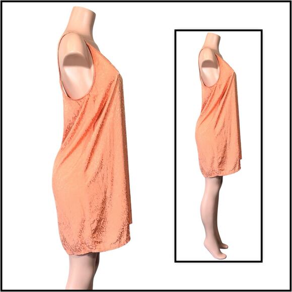 Nation LTD Penelope V Back Slip Dress in Tangerine SZ M $179 - Picture 9 of 11